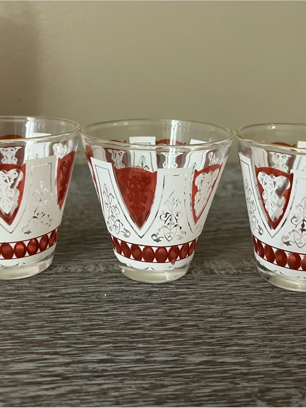Vintage MCM barware set by the Libbey Glass Company